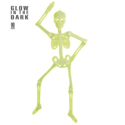 Skeleton svietiaci v tme dekorácia 92 cm